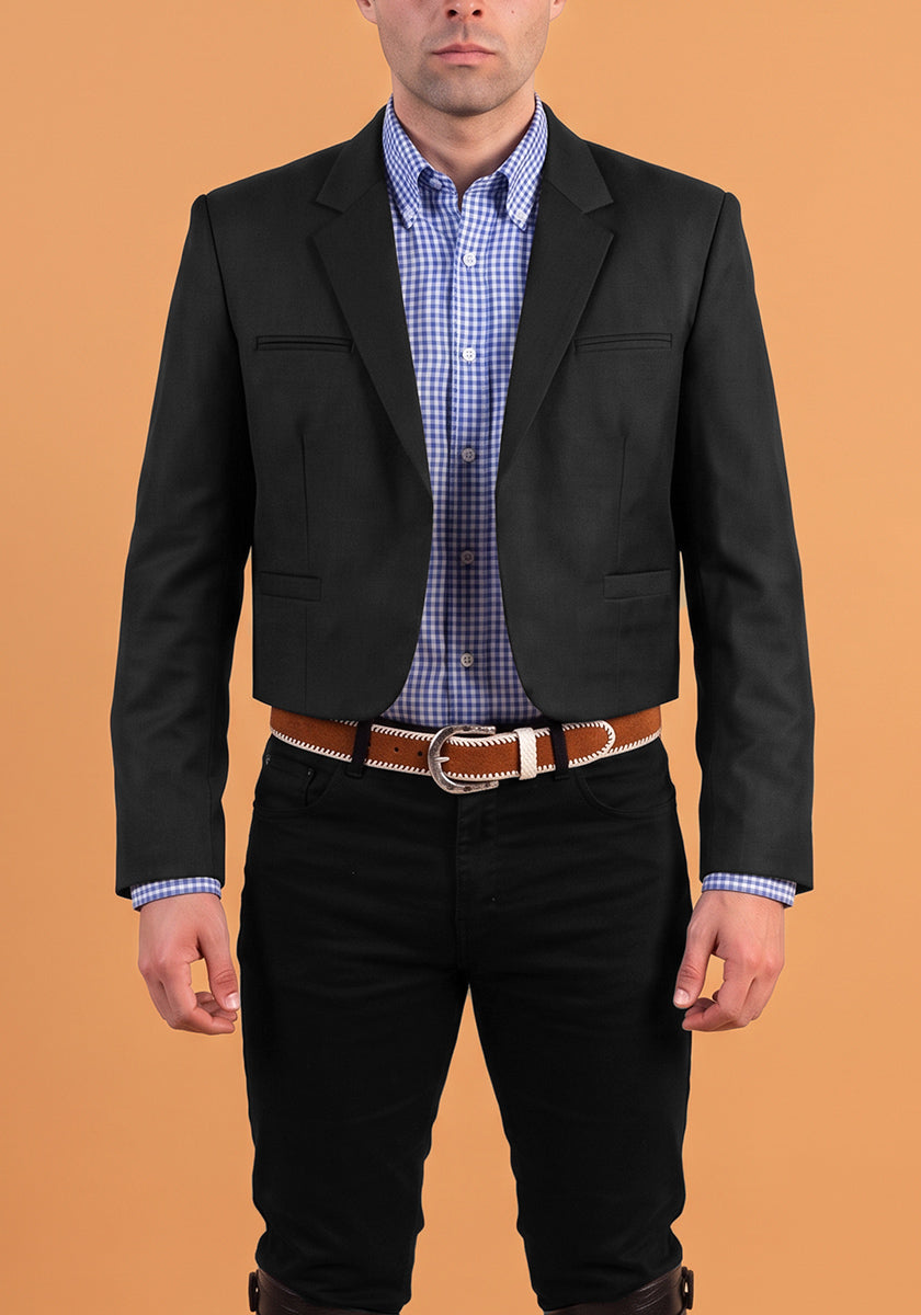CHAQUETA HUASO NEGRO CORCEL