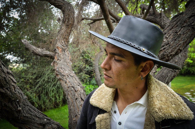 SOMBRERO INDIANA DE CUERO
