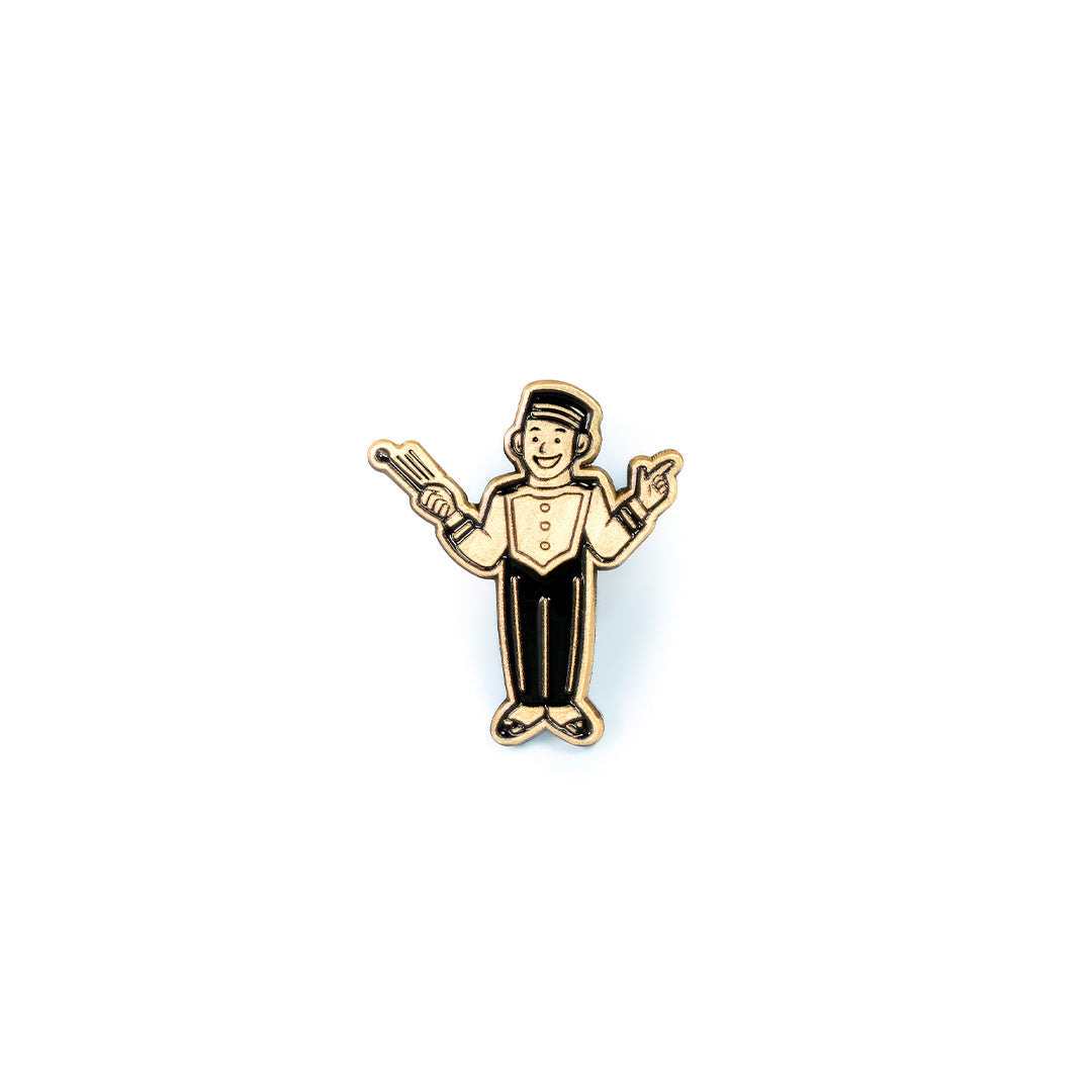 Pin Monito Bronce Pequeño