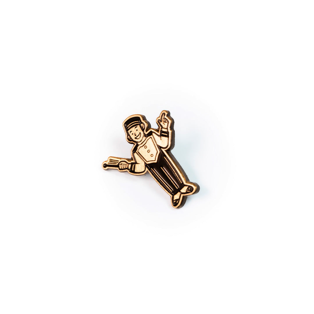 Pin Monito Bronce Pequeño