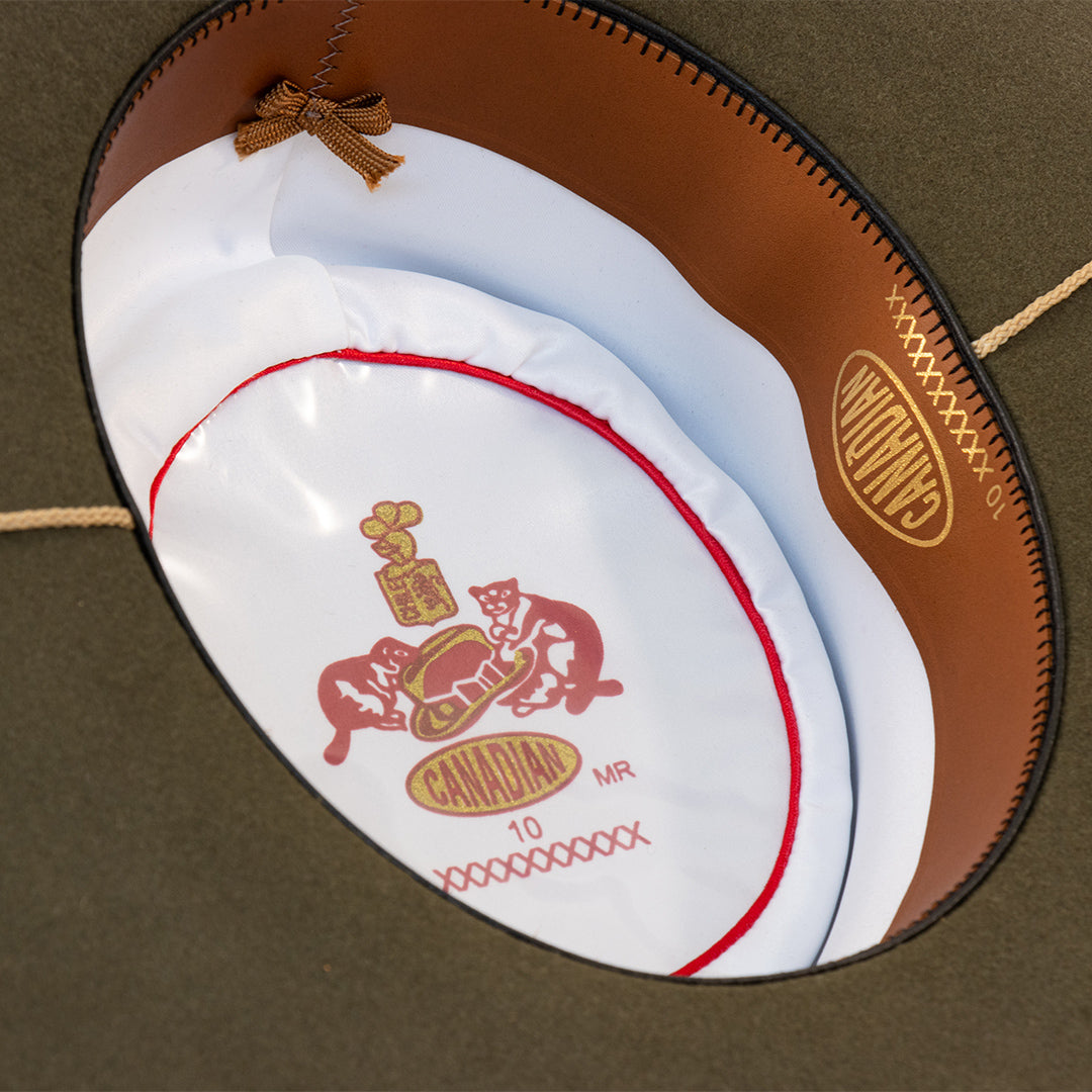 SOMBRERO DE HUASO CANADIAN 100% PELO DE CONEJO