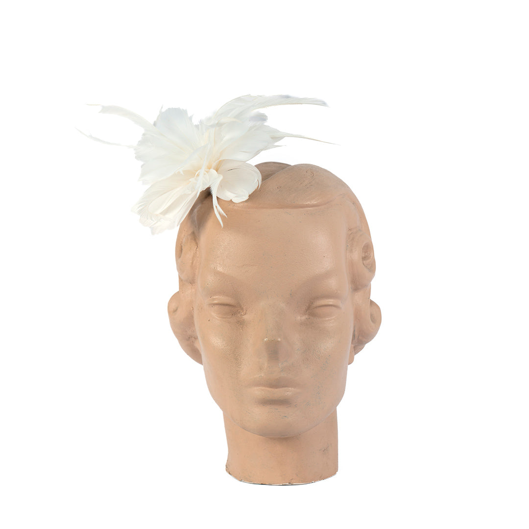 TOCADO BLANCO FLOR