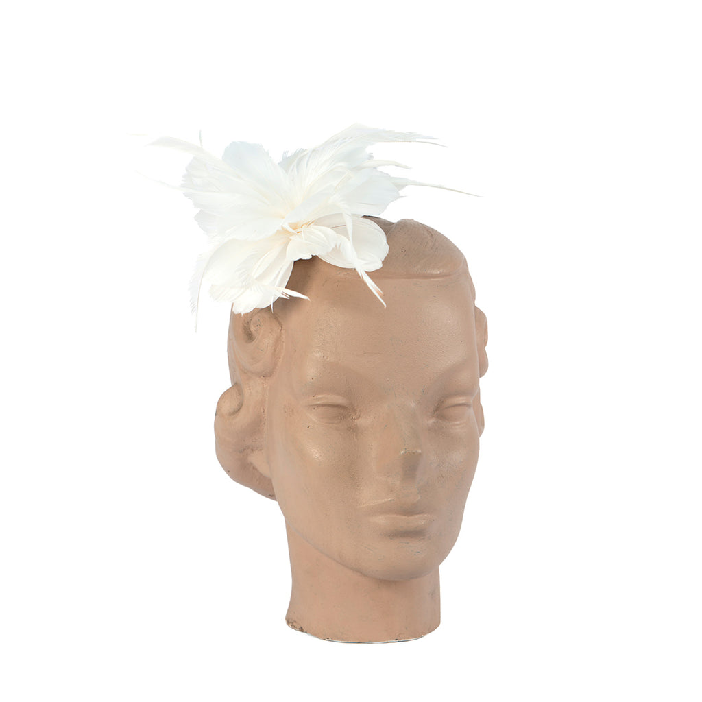TOCADO BLANCO FLOR