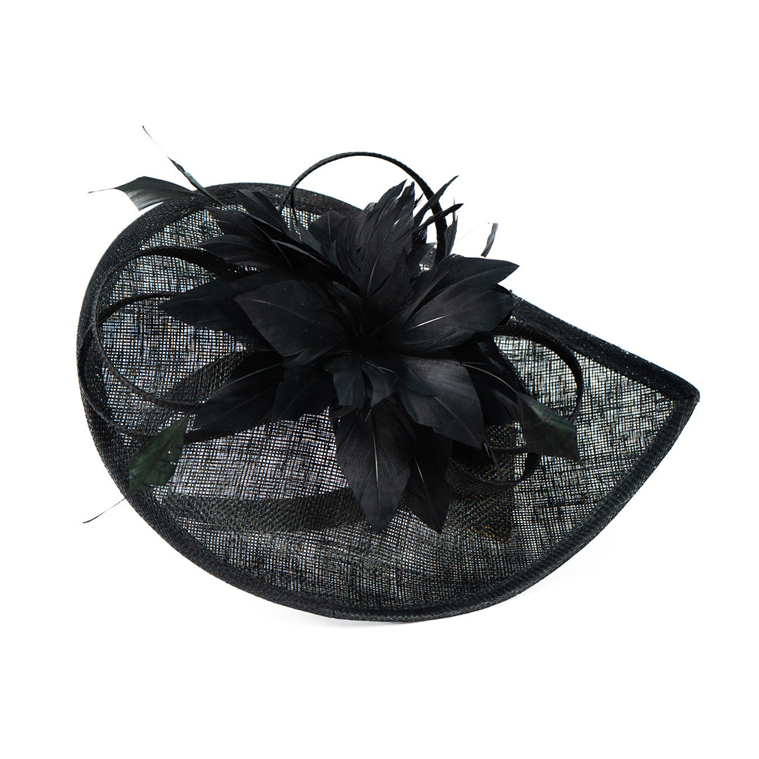 TOCADO PLUMAS NEGRAS